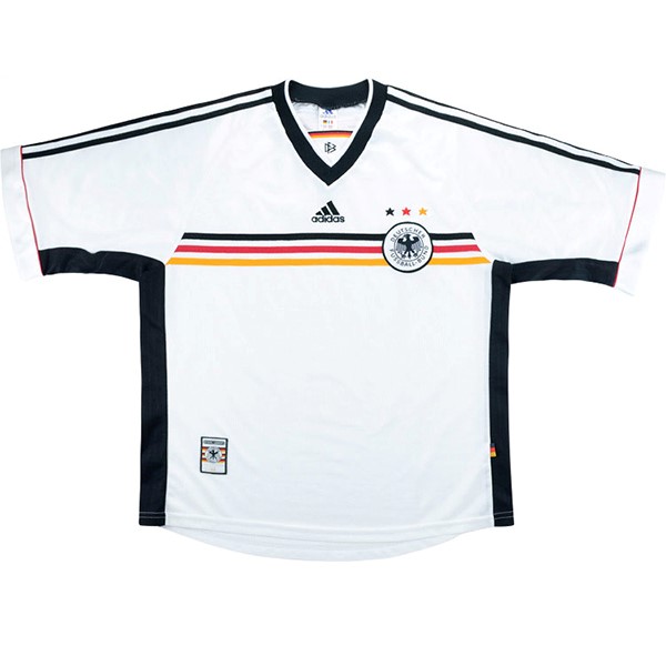 Tailandia Camiseta Alemania 1ª Kit Retro 1998 Blanco